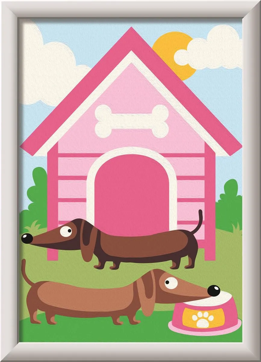 Ravensburger CreArt Dashhound Delight - Meerkleurig