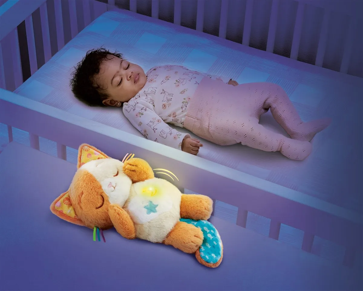 VTech Slaap Zacht Knuffelkat - Multicolor