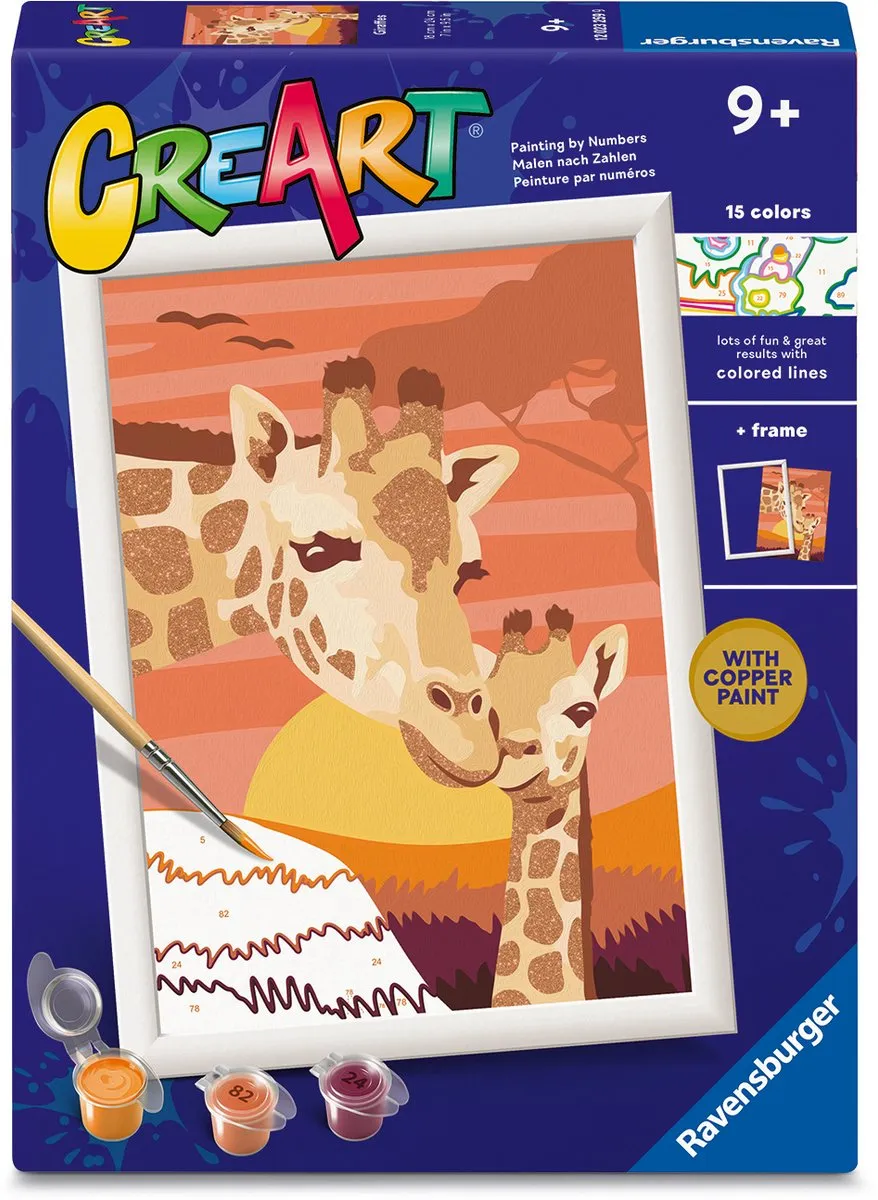 Ravensburger CreArt Giraffen Schilderen op Nummer