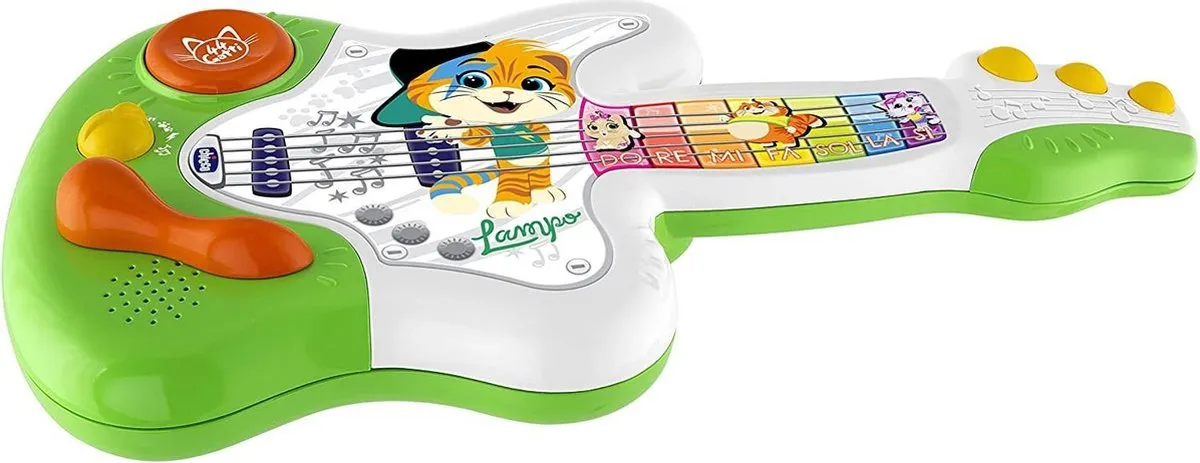 Chicco Lampo’s Gitaar Muzikaal Speelgoed - 3x AAA