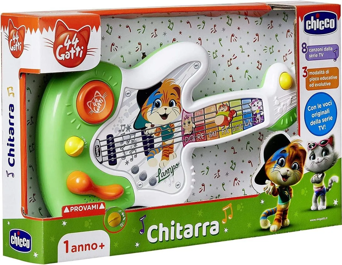 Chicco Lampo’s Gitaar Muzikaal Speelgoed - 3x AAA
