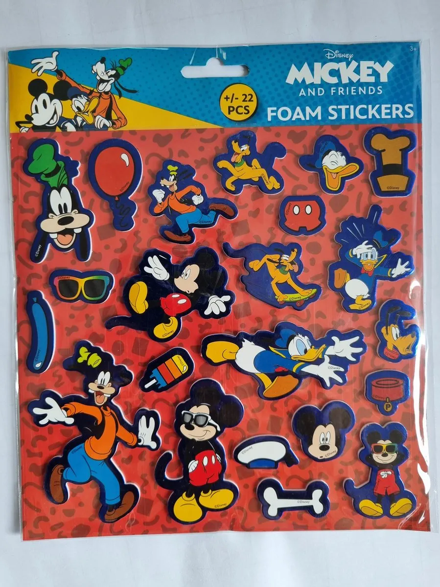 Disney Mickey and Friends Stickers Foam