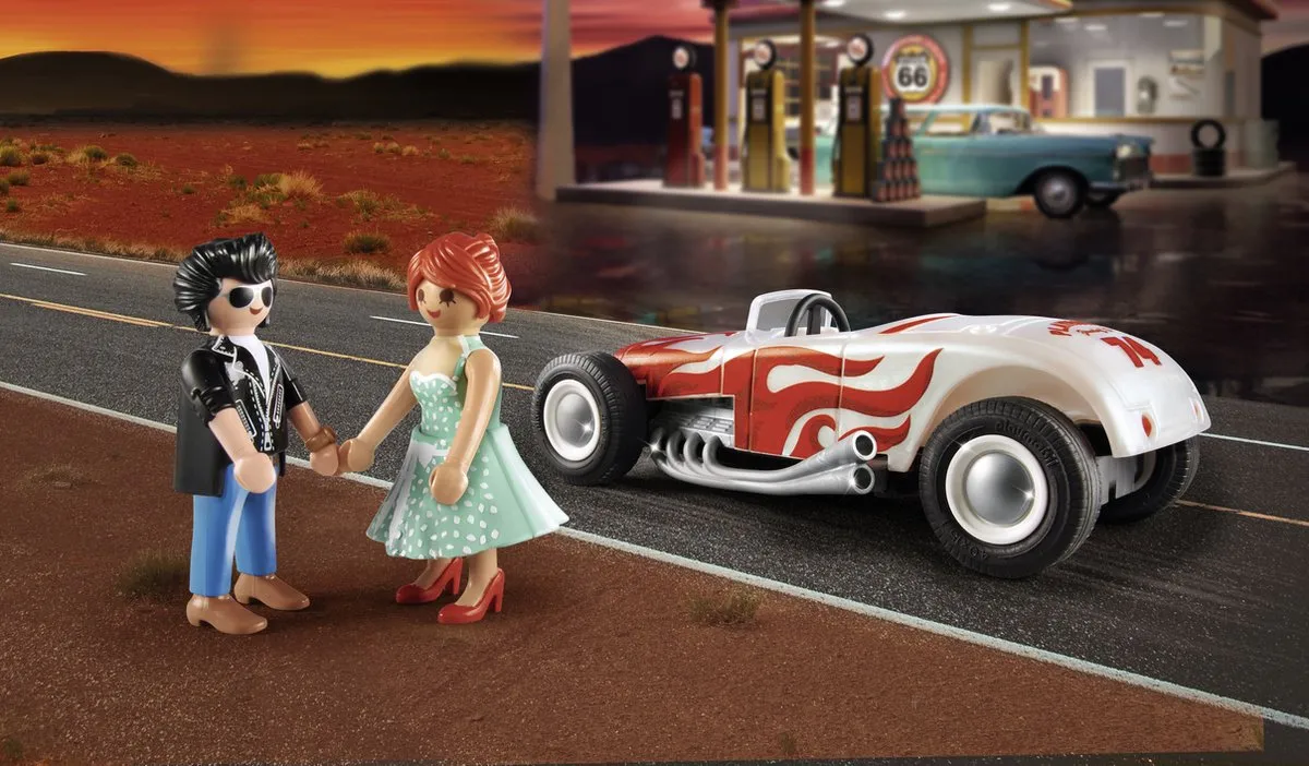 Playmobil Starterpack Hot Rod 71078 - Multicolor