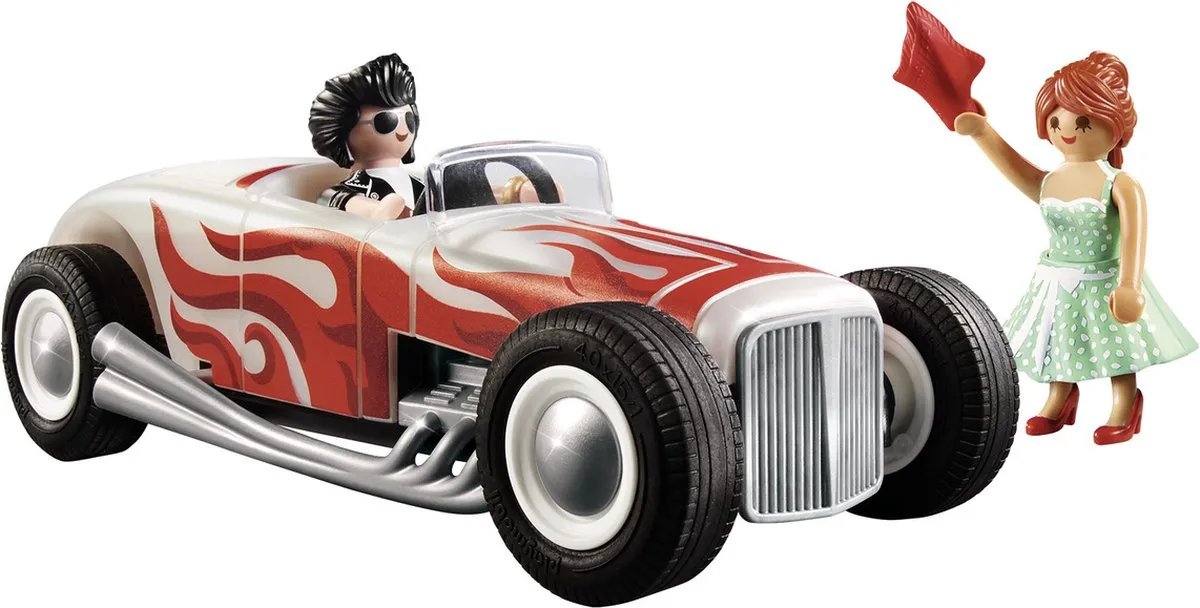 Playmobil Starterpack Hot Rod 71078 - Multicolor