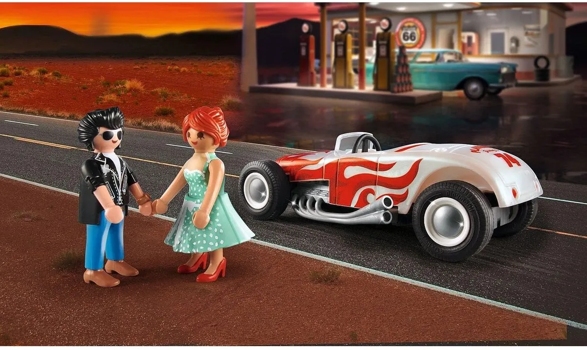 Playmobil Starterpack Hot Rod 71078 - Multicolor