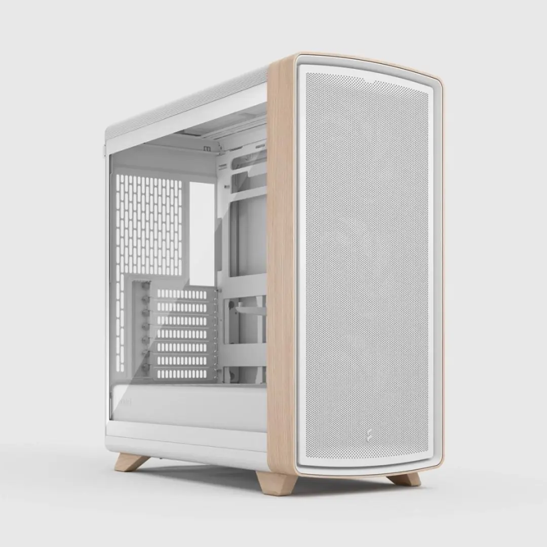Fractal Design Summit Chalk White TG Clear Tint Midi Tower Wit