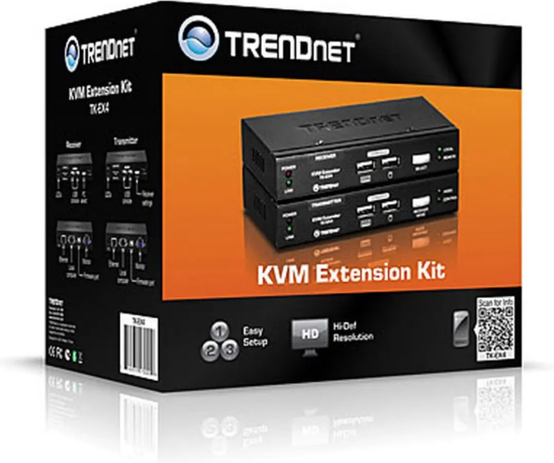 TrendNet TK-EX4 KVM-extender - afbeelding 6 van 6