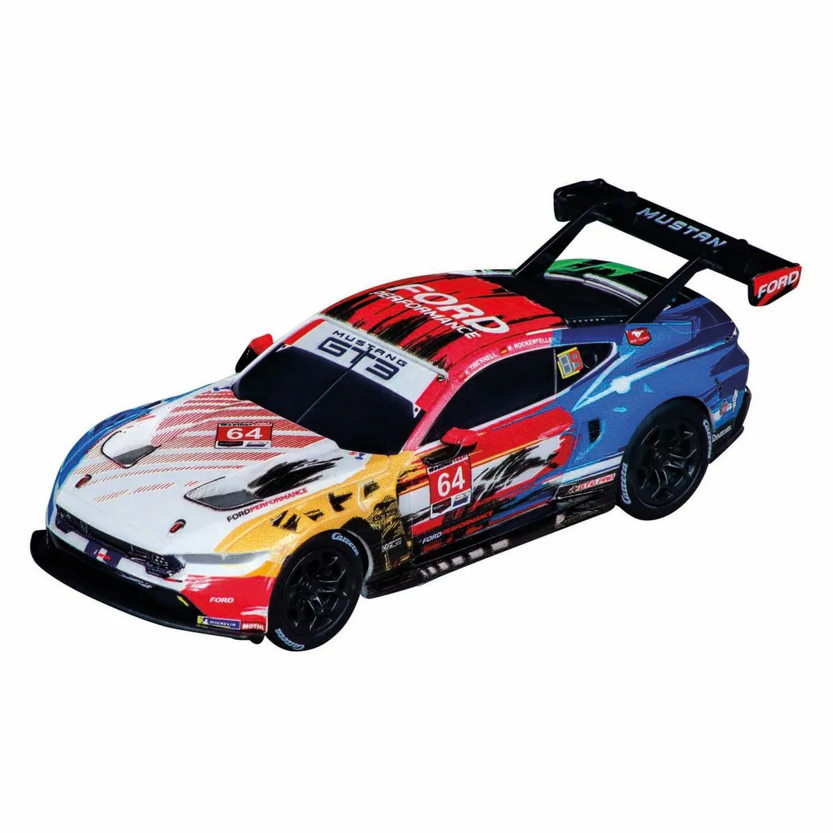 Carrera Ford Mustang GT3 Pull-Back Auto 1:43 - 3 Stuks