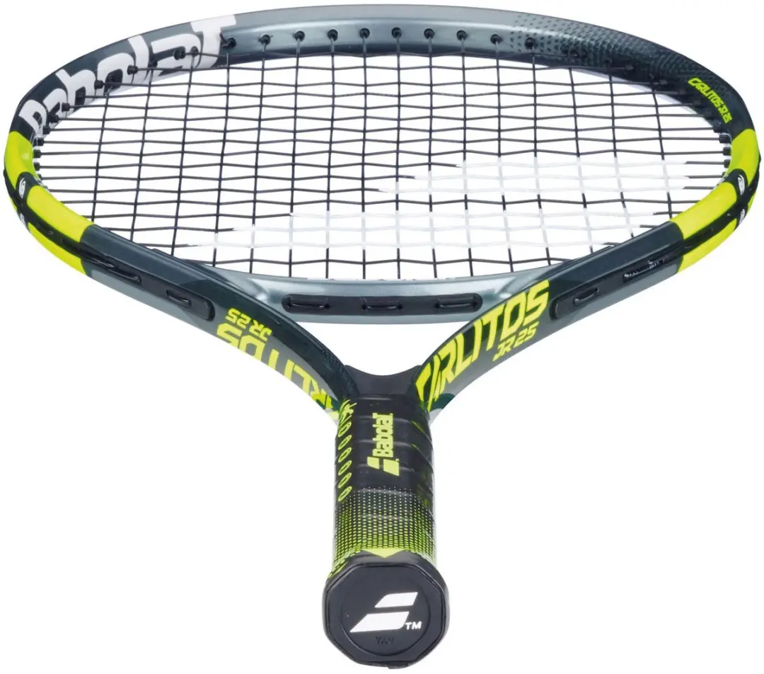 Babolat Carlitos Junior 25" Tennisracket - Grijs/Geel - afbeelding 4 van 6