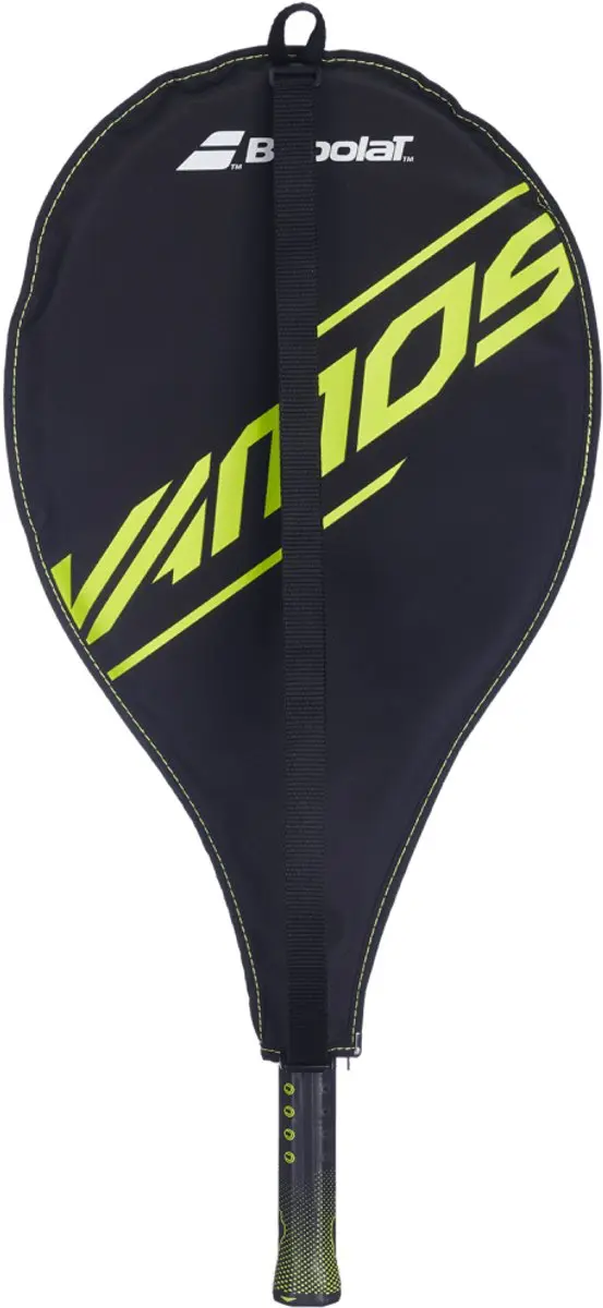 Babolat Carlitos Junior 25" Tennisracket - Grijs/Geel - afbeelding 5 van 6