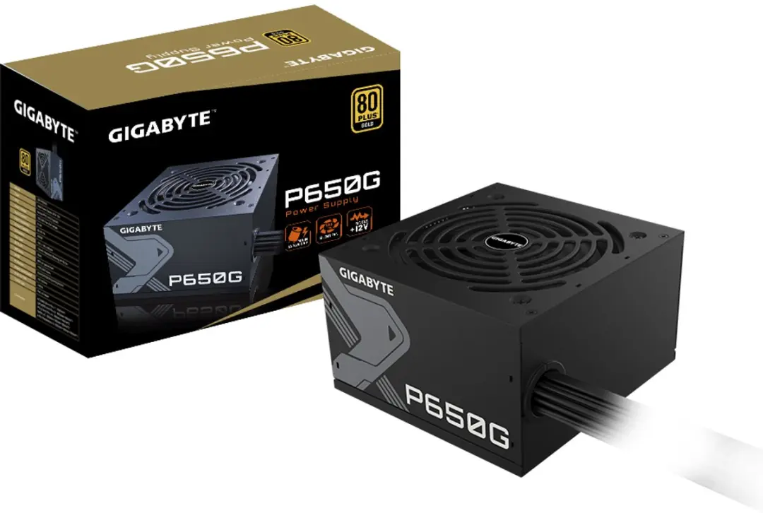 GIGABYTE GP-P650G power supply unit 650 W 20+4 pin ATX ATX Zwart