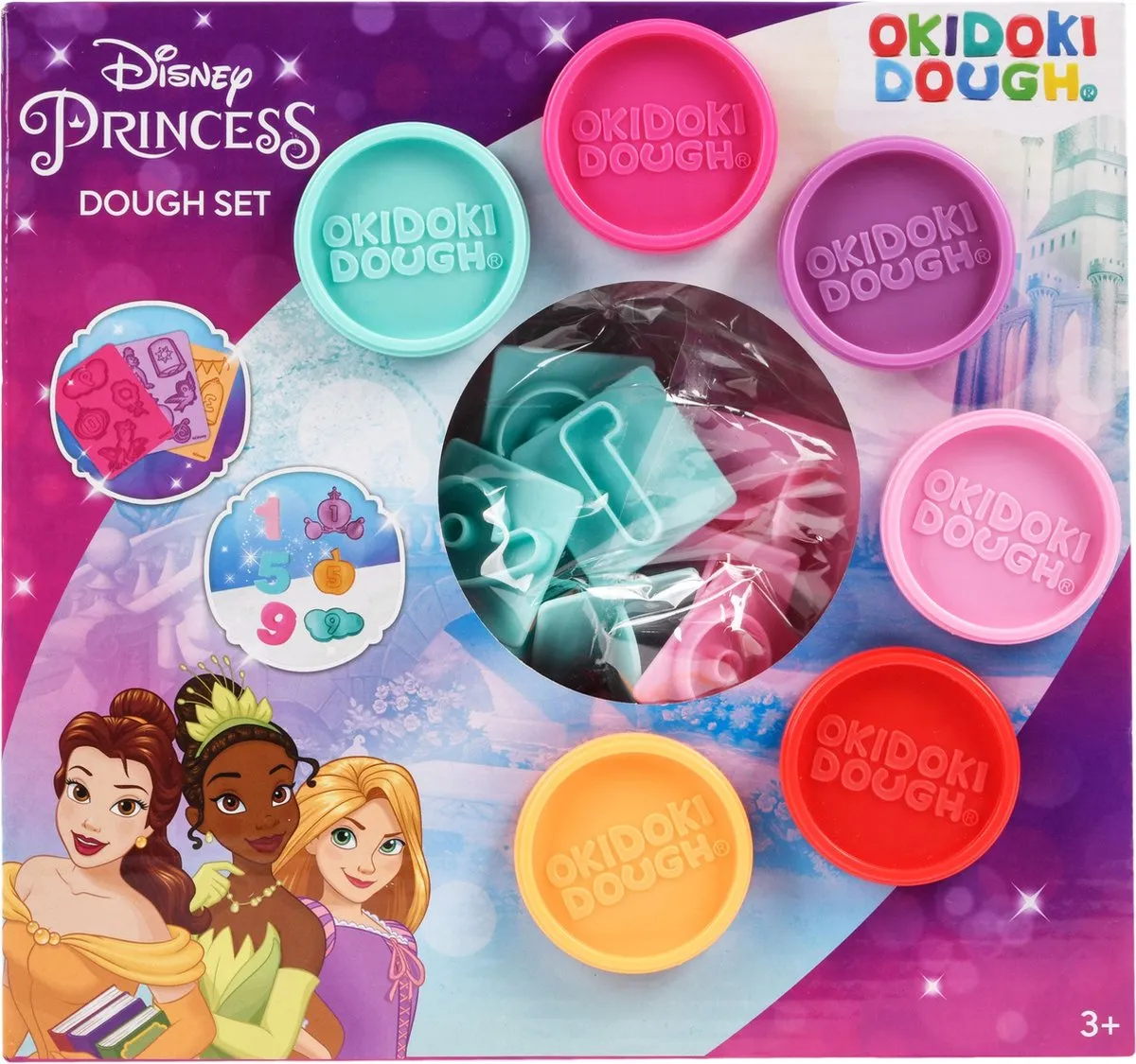 Disney Princess Okidoki Dough Cijfers Klei Set