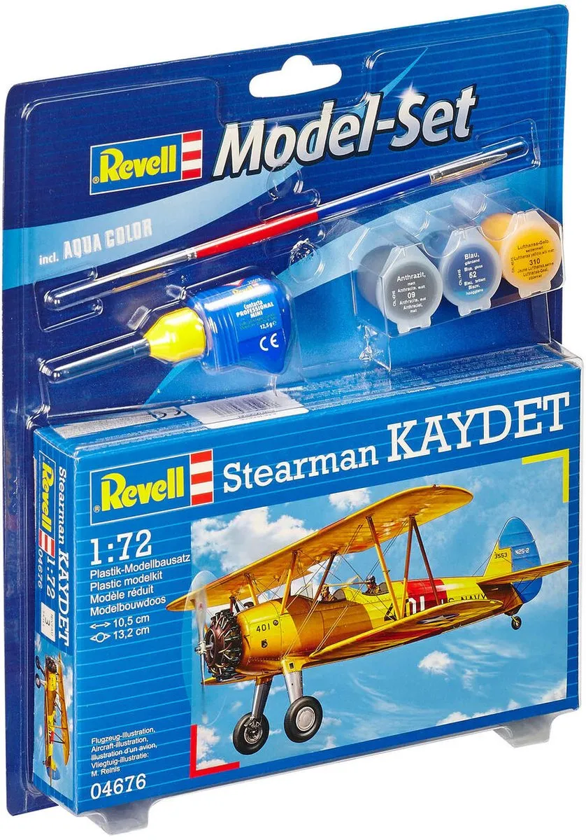 Revell 64676 Stearman Kaydet Modelbouwpakket
