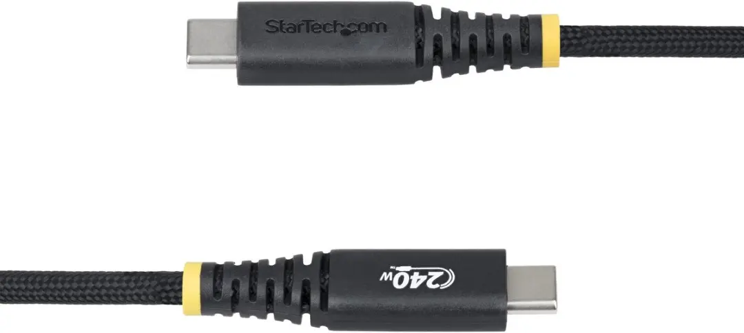 Startech S2CEPR2M-USBSL-CABLE USB-C Laadkabel 240W - Zwart - afbeelding 6 van 6
