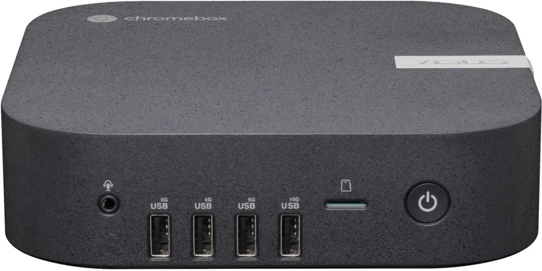 ASUS Chromebox CHROMEBOX6-S3006UN Mini PC - Intel Core 3 100U 8GB SSD ChromeOS - Zwart - afbeelding 5 van 6