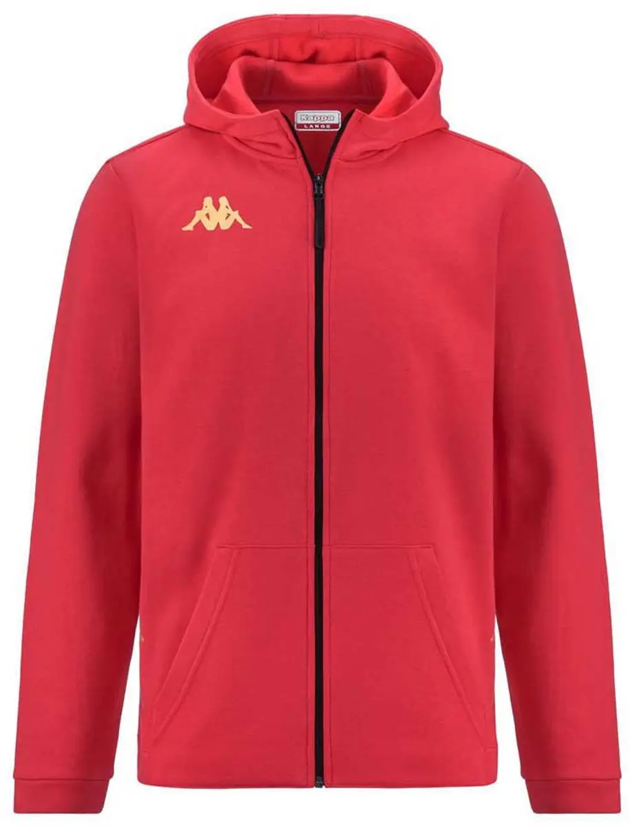 Kappa Giordizi Sweatshirt Met Rits Rood XL Man