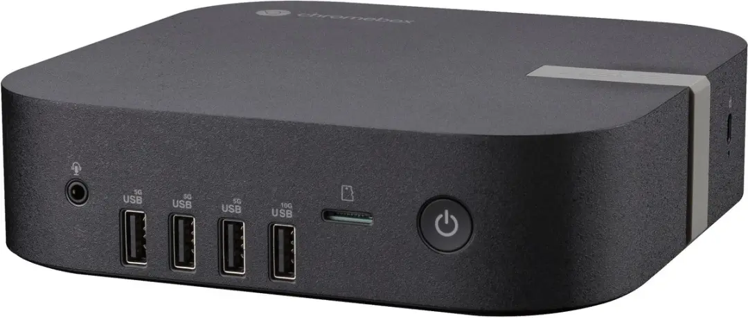 ASUS Chromebox CHROMEBOX6-S5007UN Mini PC - Intel Core 5 120U 8GB SSD ChromeOS - Zwart - afbeelding 4 van 6