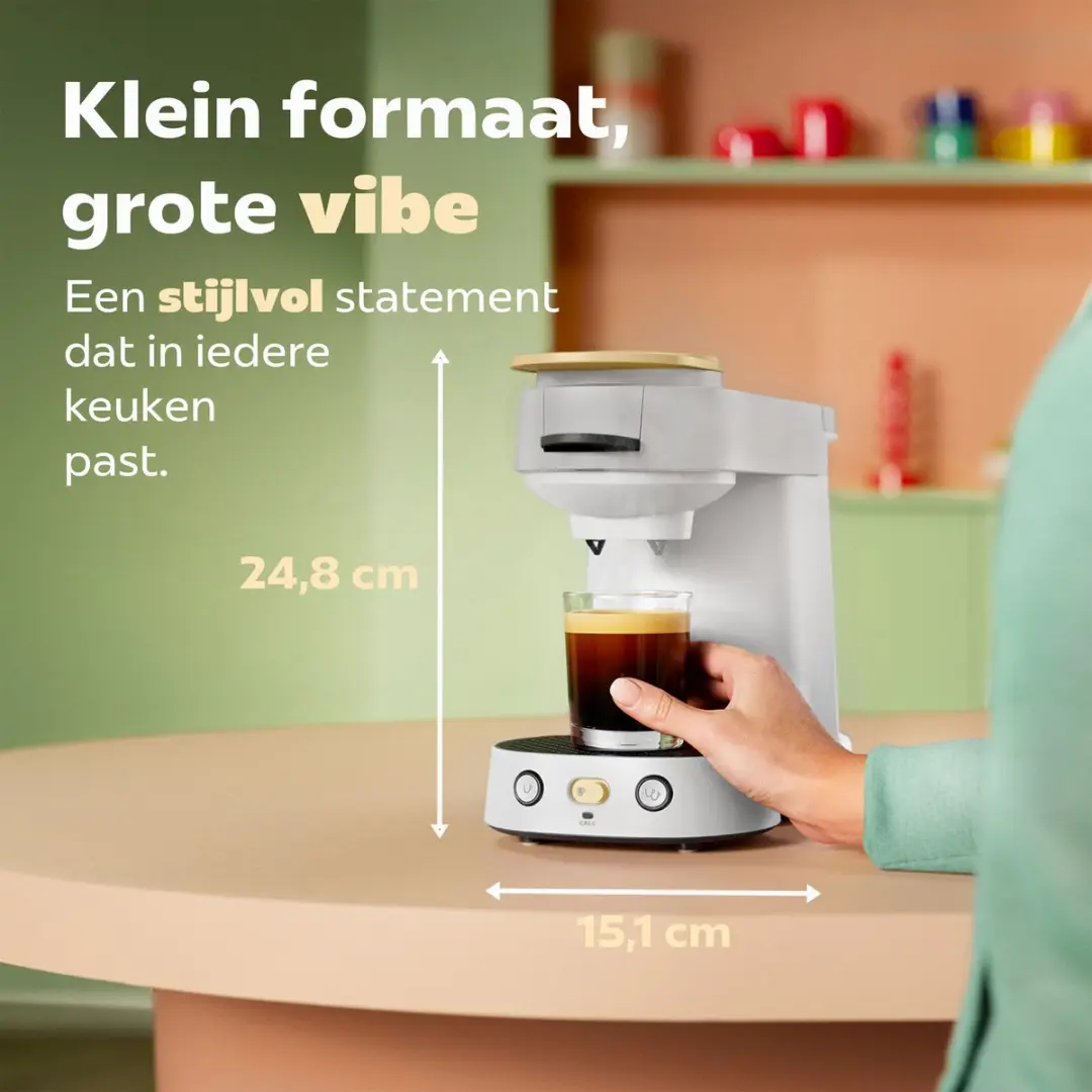 Philips Senseo Vibe CSA225/50 Koffiepadmachine - Grijs - afbeelding 5 van 6