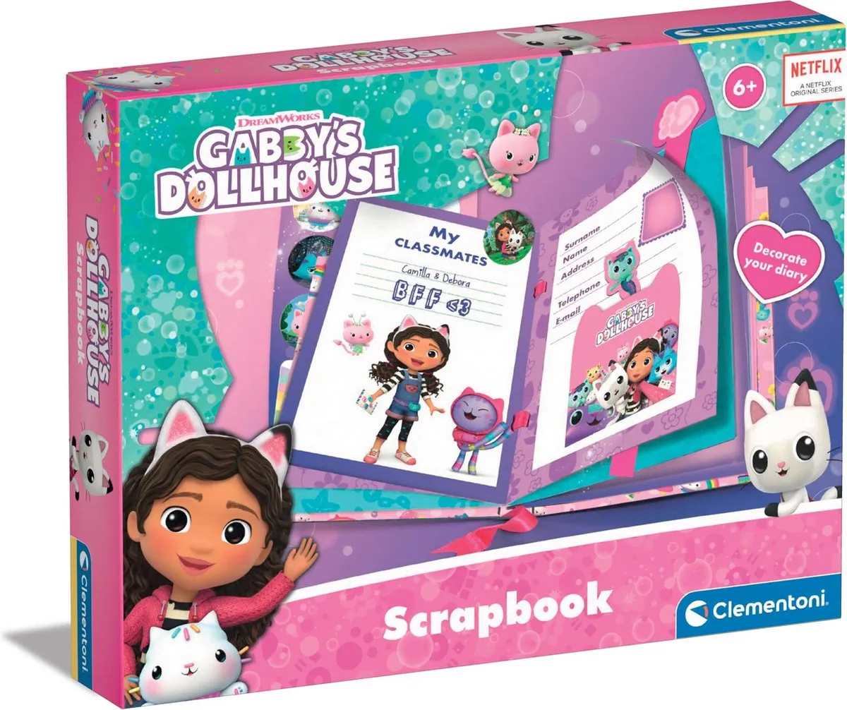 Clementoni Gabby's Dollhouse Scrapbook