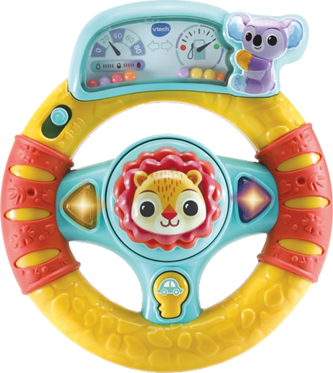 VTech Dierenvriendjes Toeter & Draai Stuurtje - Multikleuren - afbeelding 6 van 6