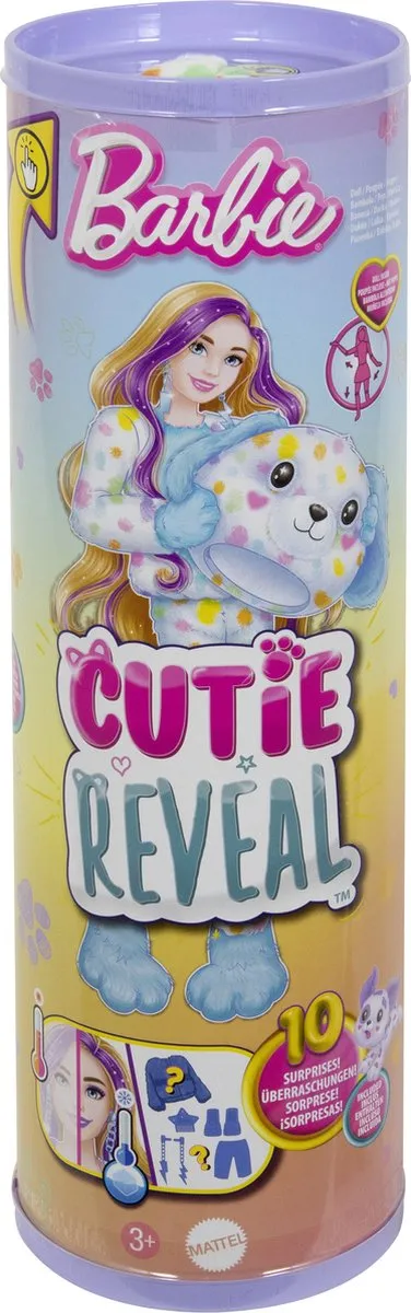 Barbie Cutie Reveal Color Dream Dalmatiër Pop HRK41 - afbeelding 6 van 6