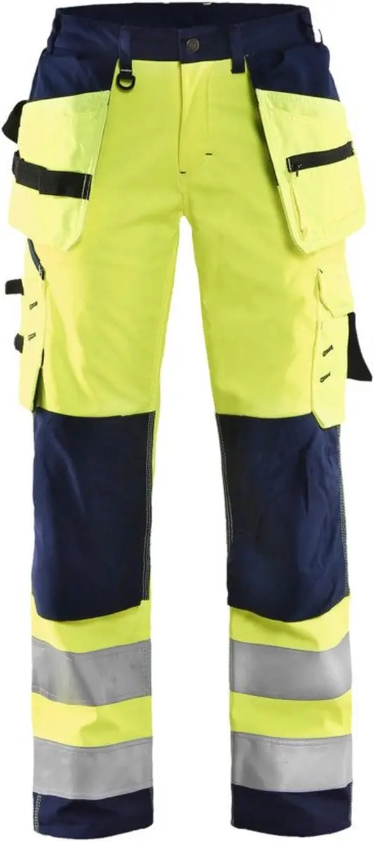 Blaklader Dames Softshell werkbroek High Vis 7167-2517