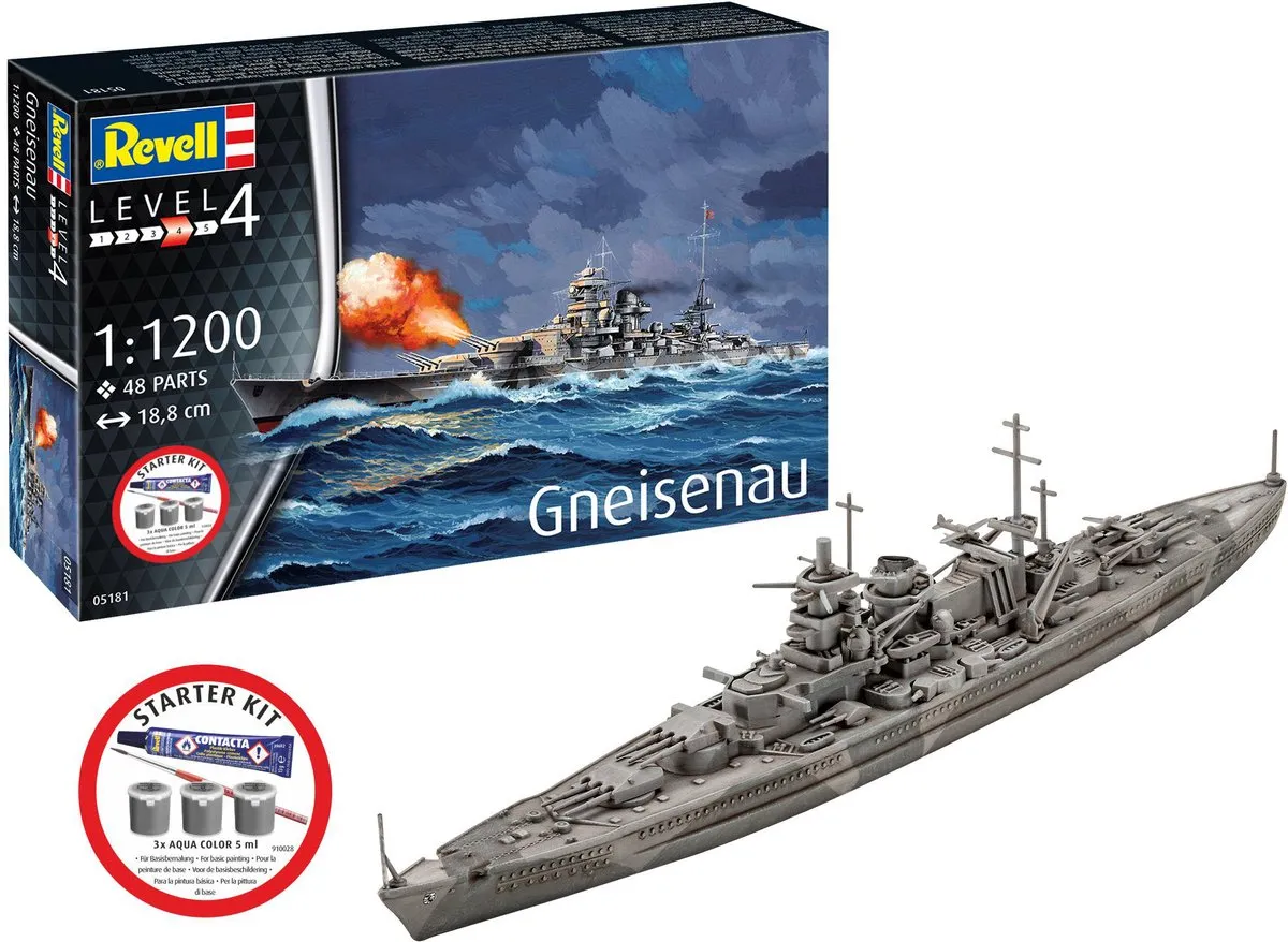 Revell 75181 Gneisenau Modelbouwpakket