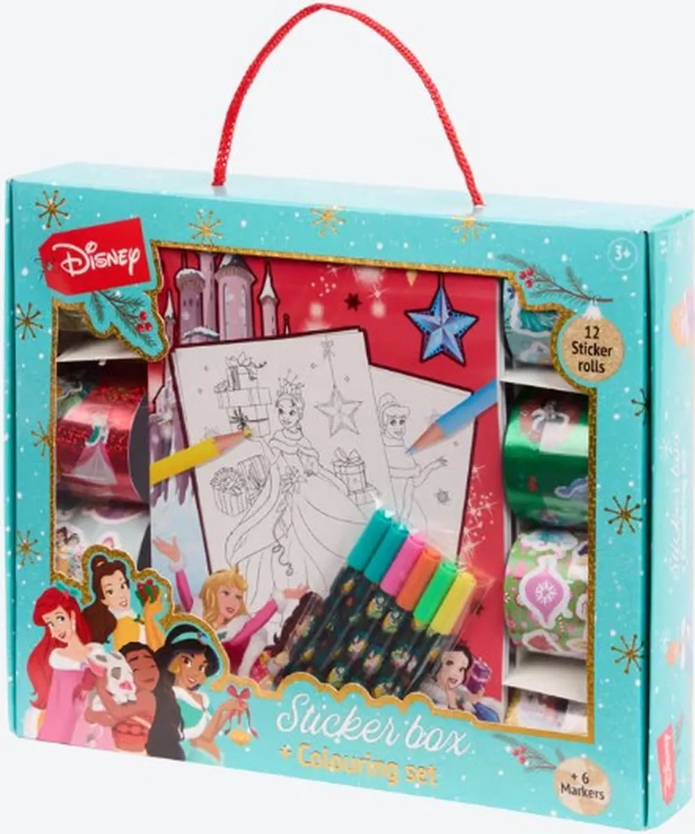 Disney Princess Kerst Kleurboek - Multicolor