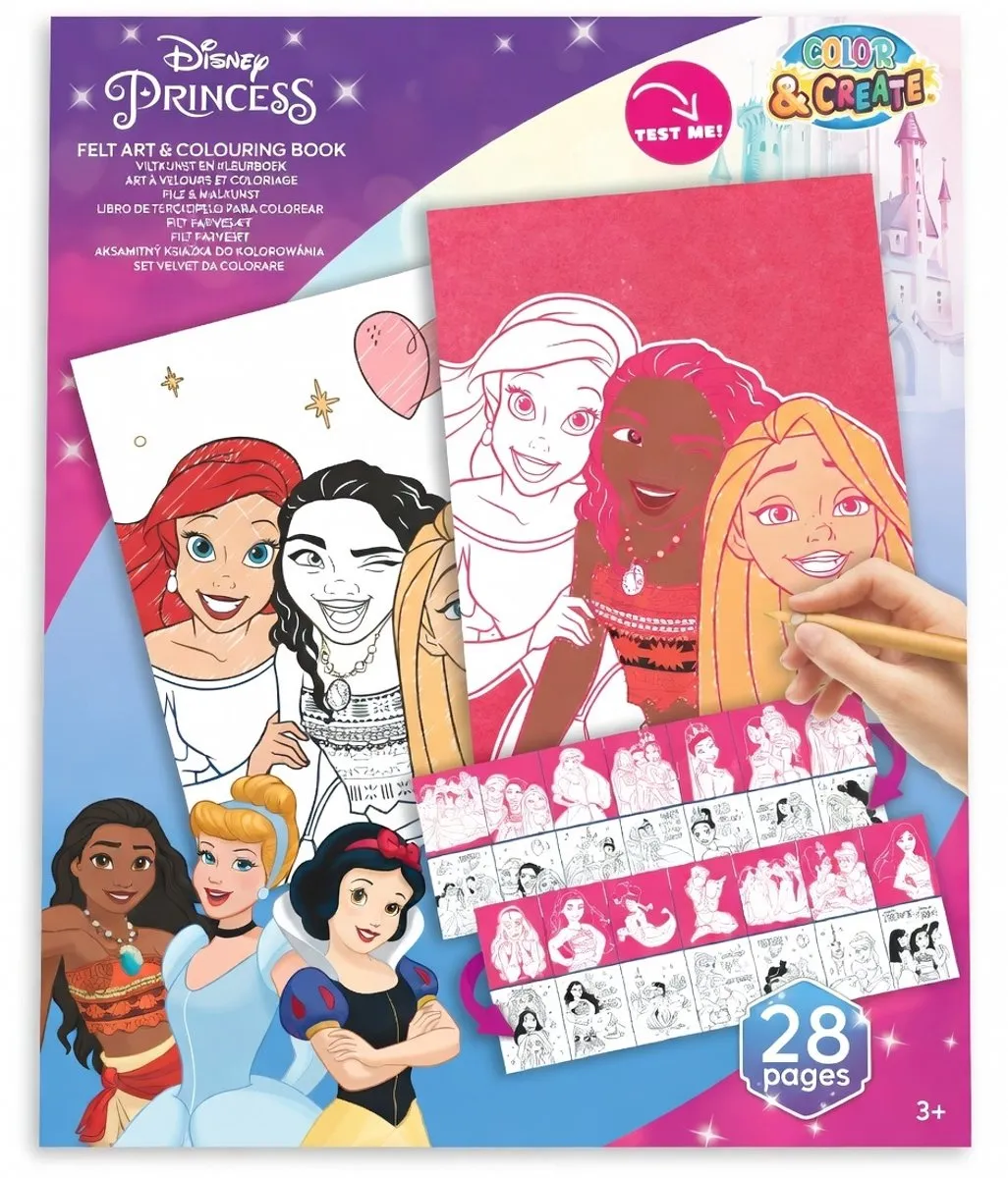 Disney Princess Vilt Kleurboek