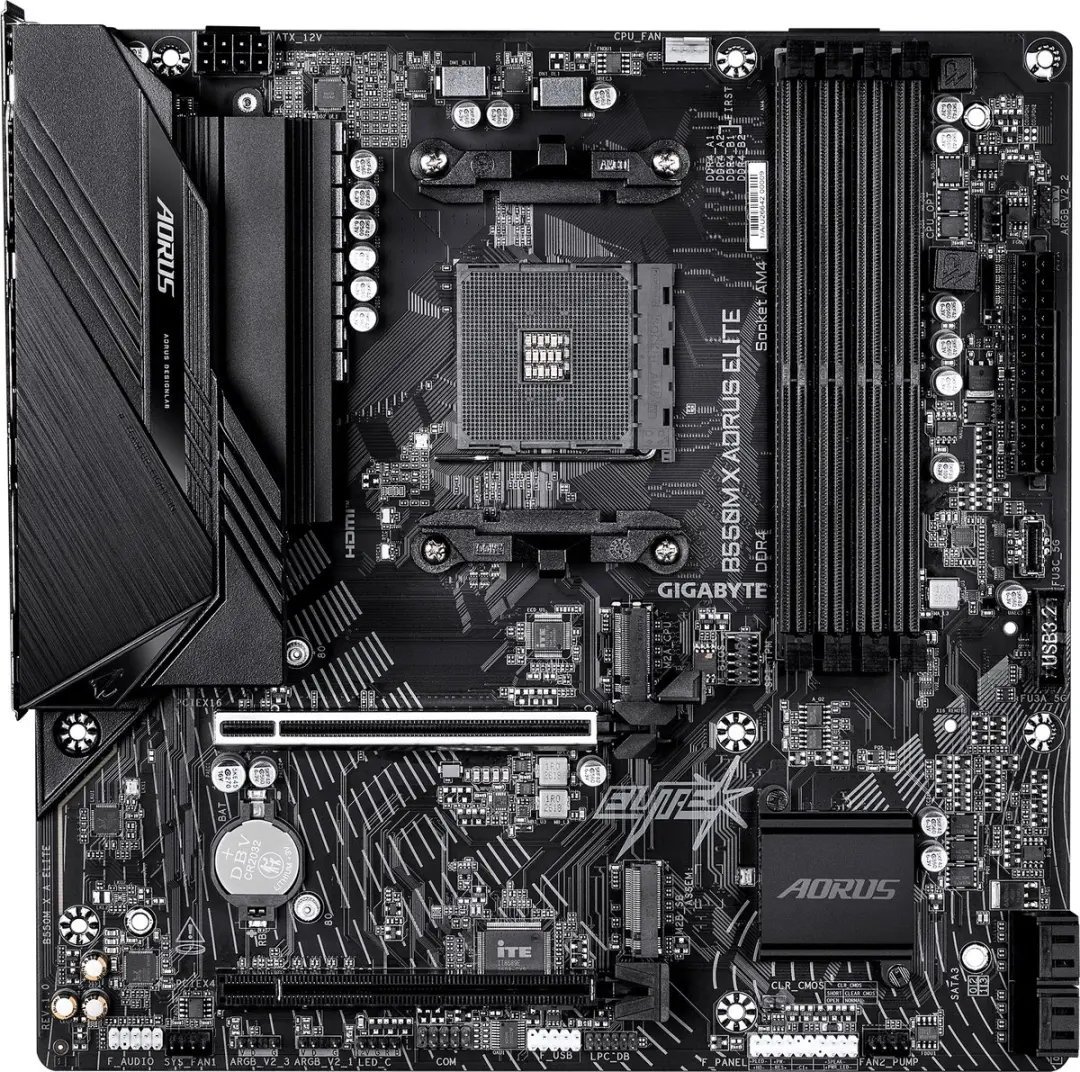 Gigabyte B550M X Aorus Elite Moederbord
