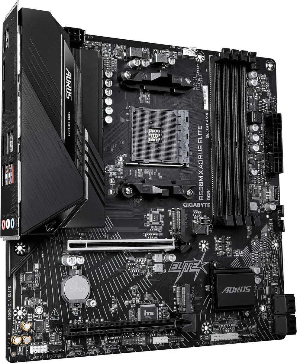 Gigabyte B550M X Aorus Elite Moederbord