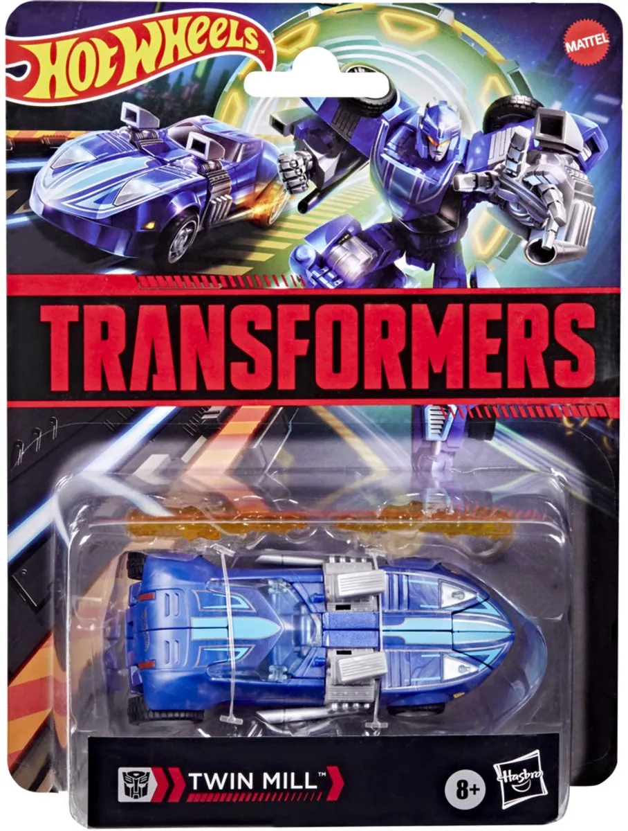 Hasbro Hot Wheels x Transformers Twin Mill Action Figuur 12cm - Multi - afbeelding 6 van 6