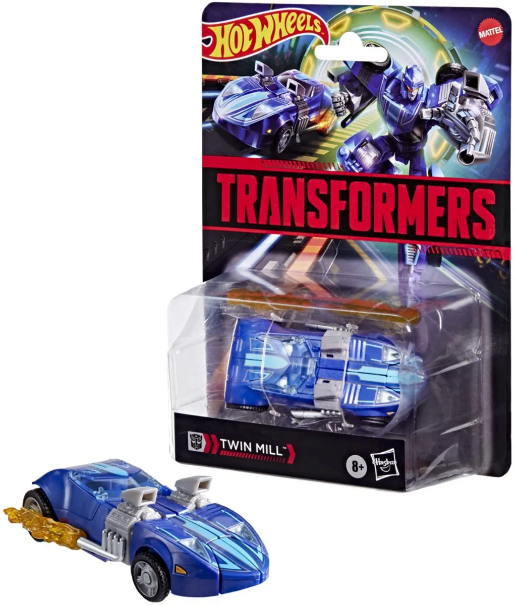 Hasbro Hot Wheels x Transformers Twin Mill Action Figuur 12cm