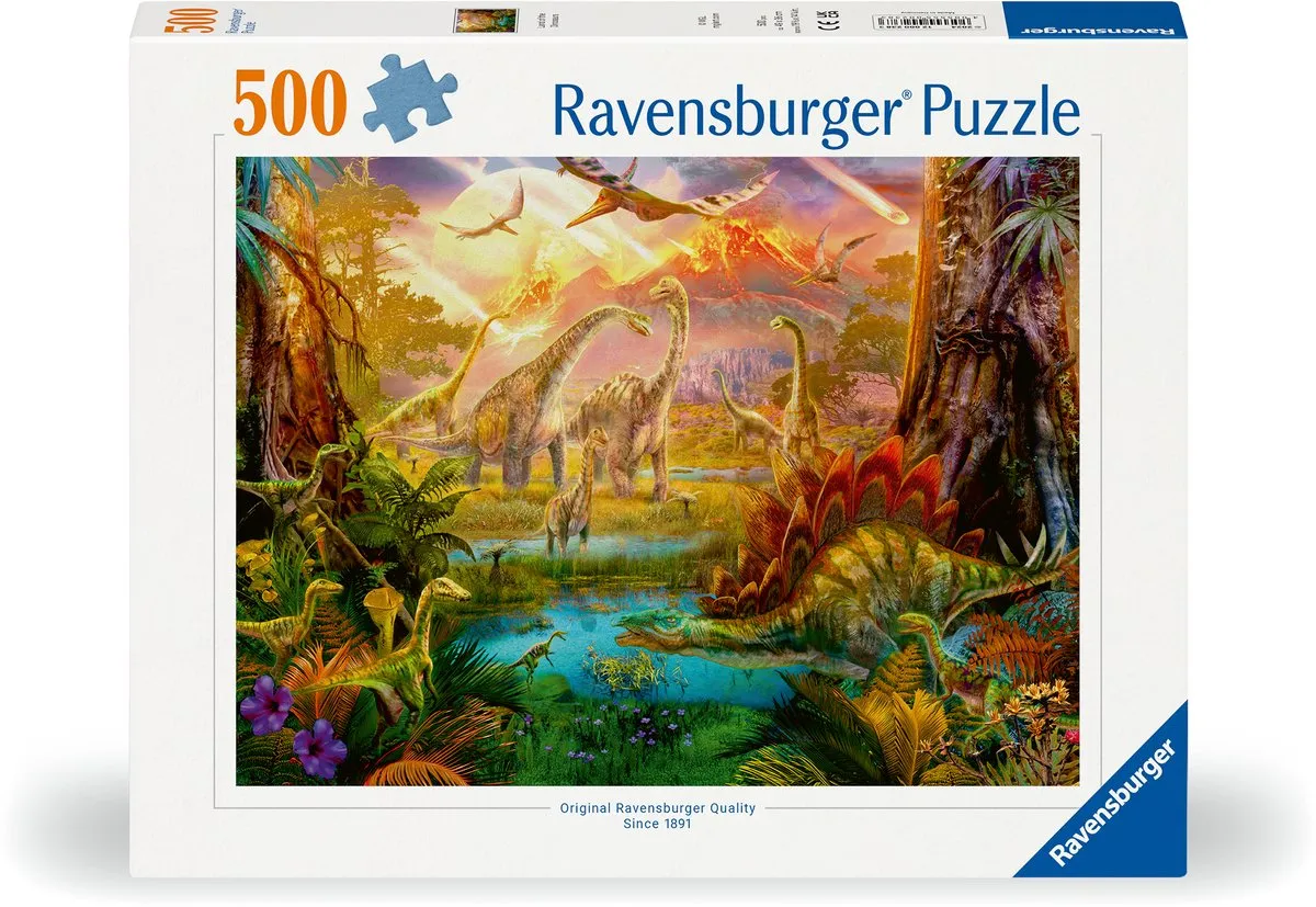 Ravensburger Dinosaurus Legpuzzel 500 Stuks - Multicolor