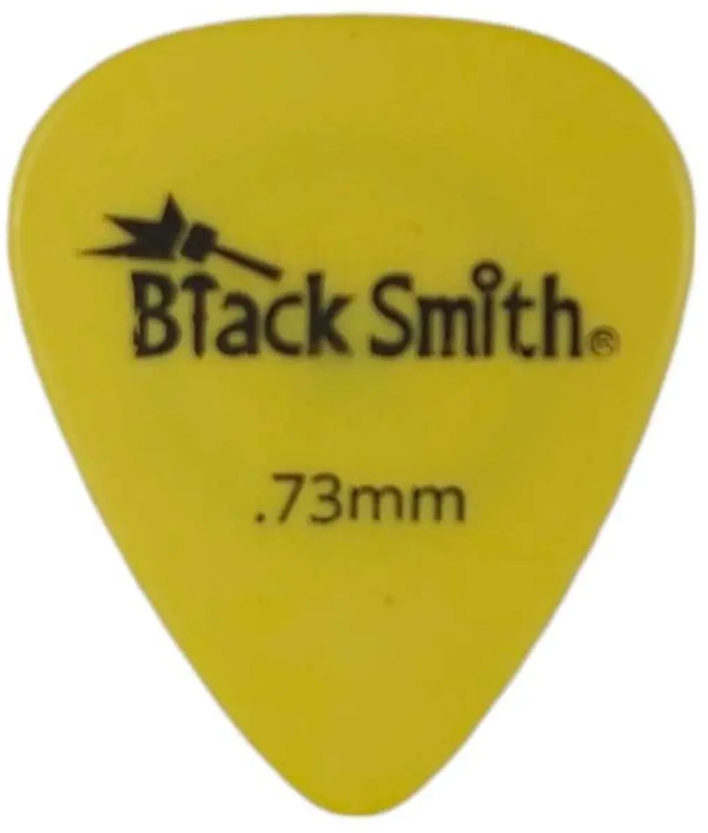 Blacksmith SDP073YW-M Plectrums 0.73mm - Geel 12 Stuks - afbeelding 3 van 3