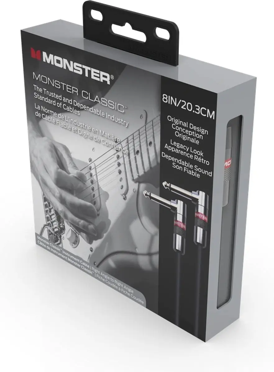 Monster Cable Classic Coiled Gitaarkabel 6.4m