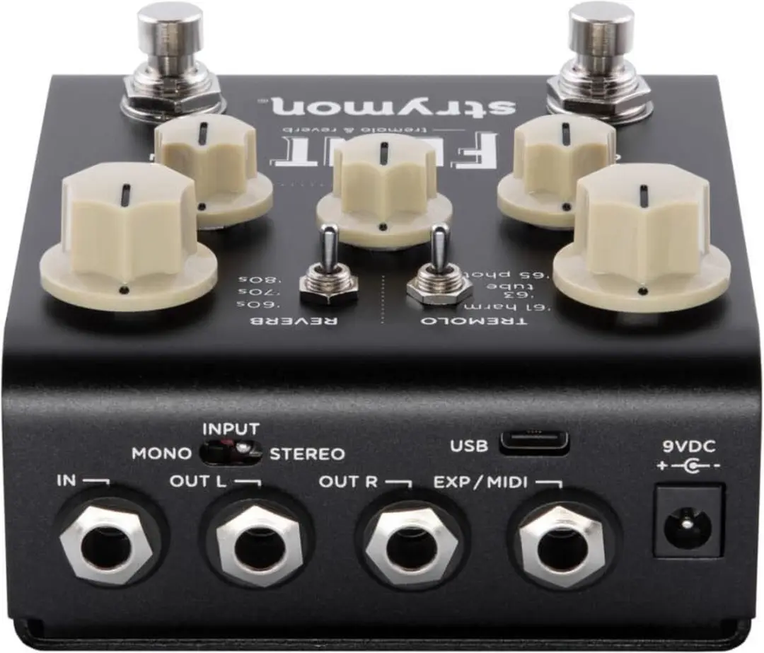 Strymon Flint V2 Tremolo/Reverb - Zwart - afbeelding 3 van 4