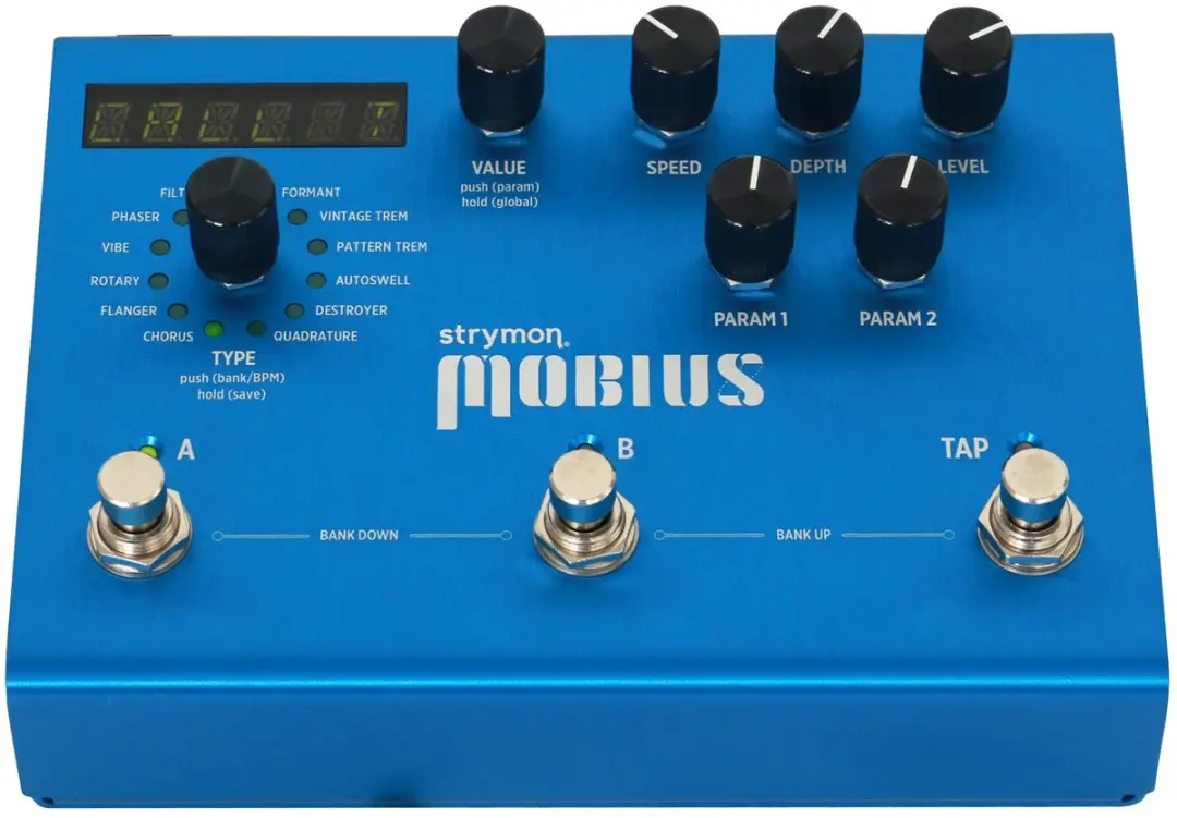 Strymon Mobius Multi-modulation - Blauw - afbeelding 5 van 6