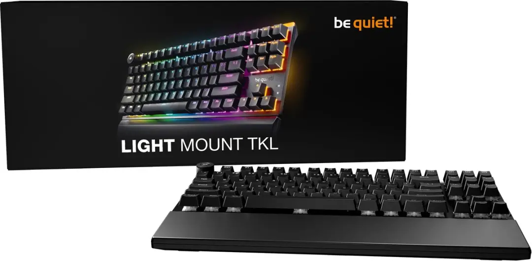 be quiet! Light Mount TKL BT005US Toetsenbord - Silent Linear - Zwart