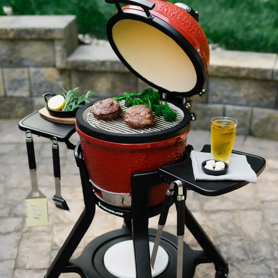 Kamado Joe Joe Junior Keramische BBQ 33cm - Rood