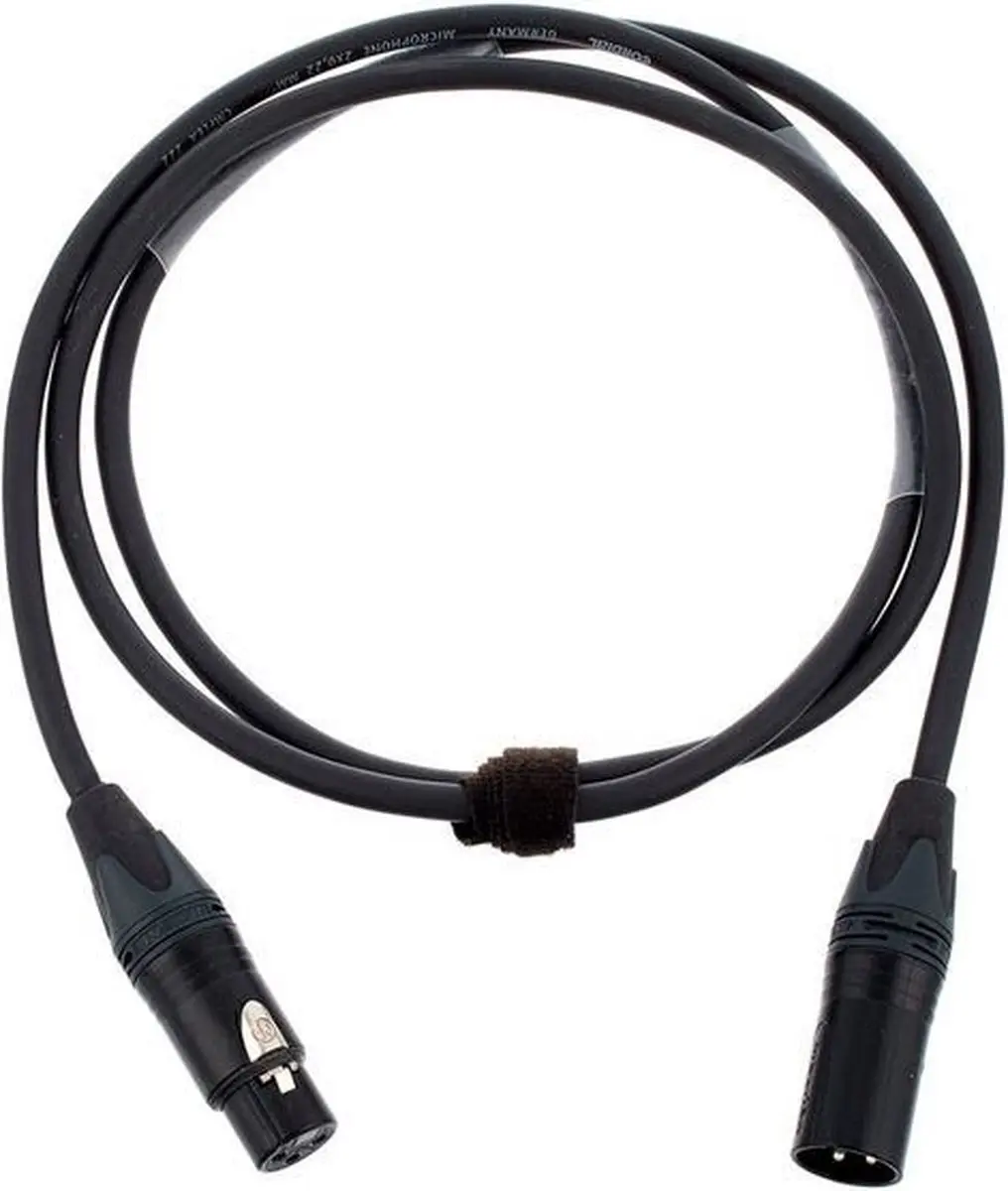 Cordial CPM FM Select Microfoonkabel XLR F-M 1.5m - Zwart