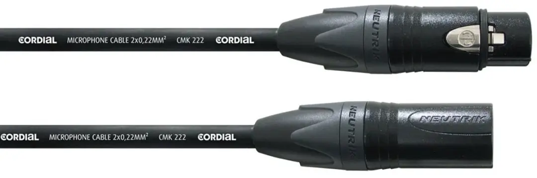 Cordial CPM FM Select Microfoonkabel XLR F/M 10m - Zwart - afbeelding 6 van 6