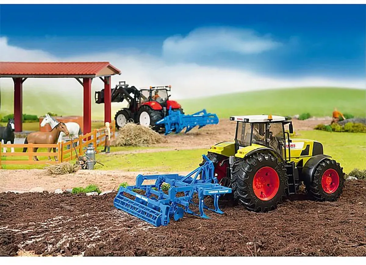Bruder 2329 Lemken Combinatieploeg - Blauw