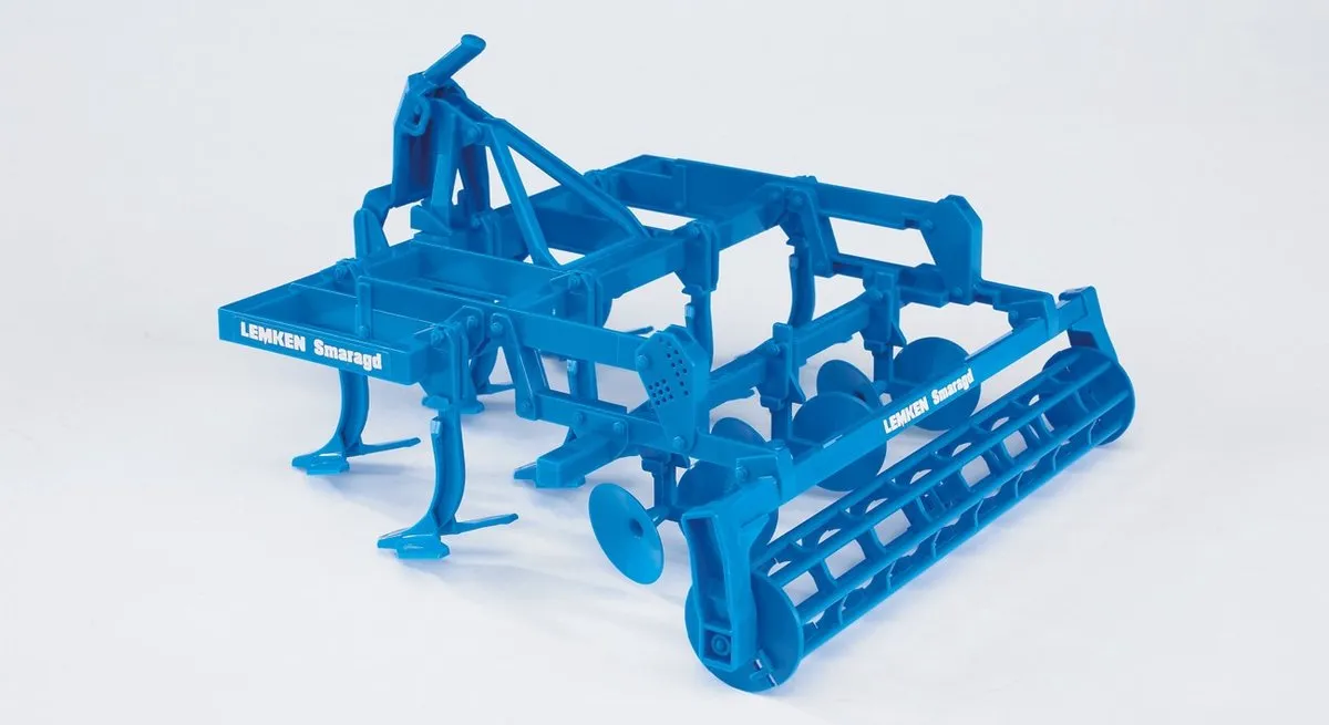 Bruder 2329 Lemken Combinatieploeg - Blauw