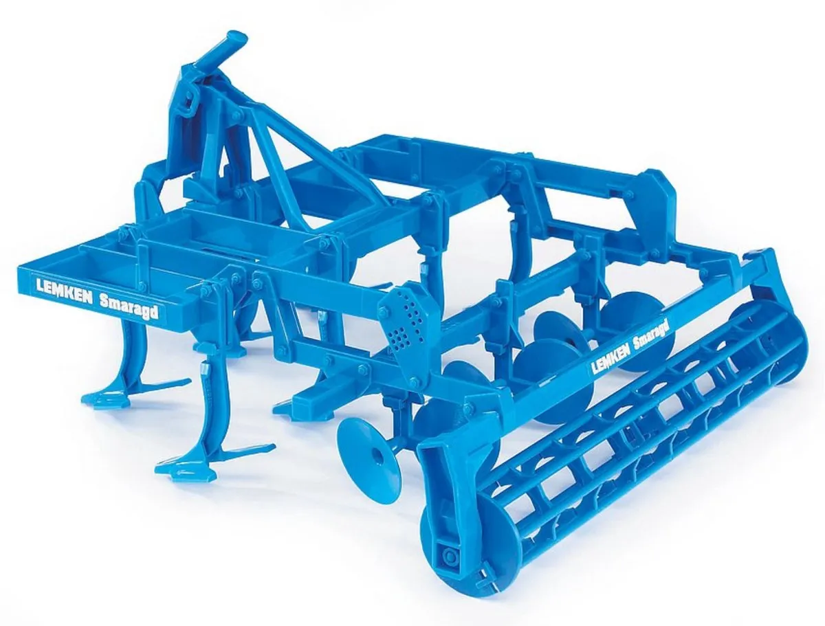 Bruder 2329 Lemken Combinatieploeg - Blauw