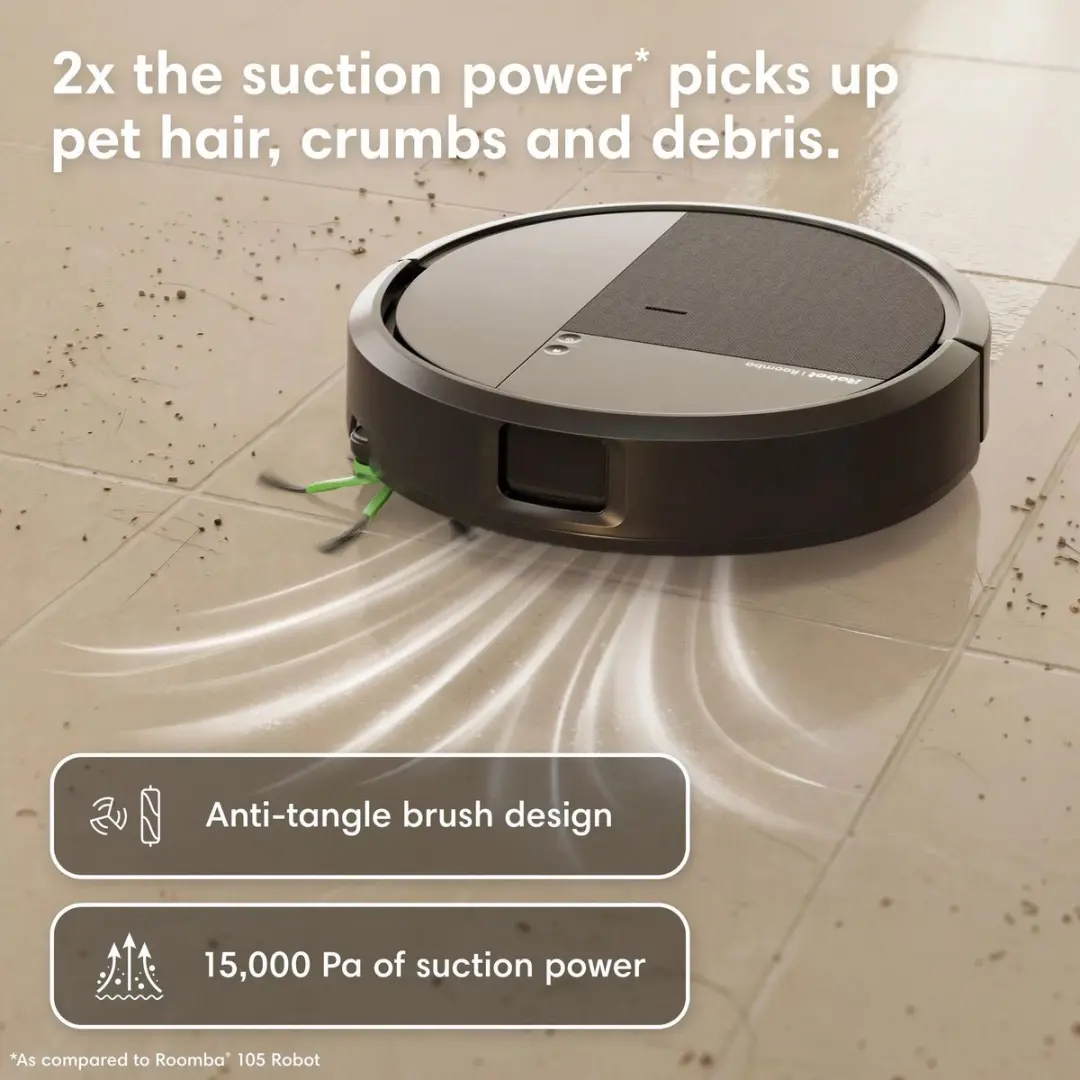 iRobot Roomba 115 Combo - Robotstofzuiger 0.5L - Zwart - afbeelding 5 van 6
