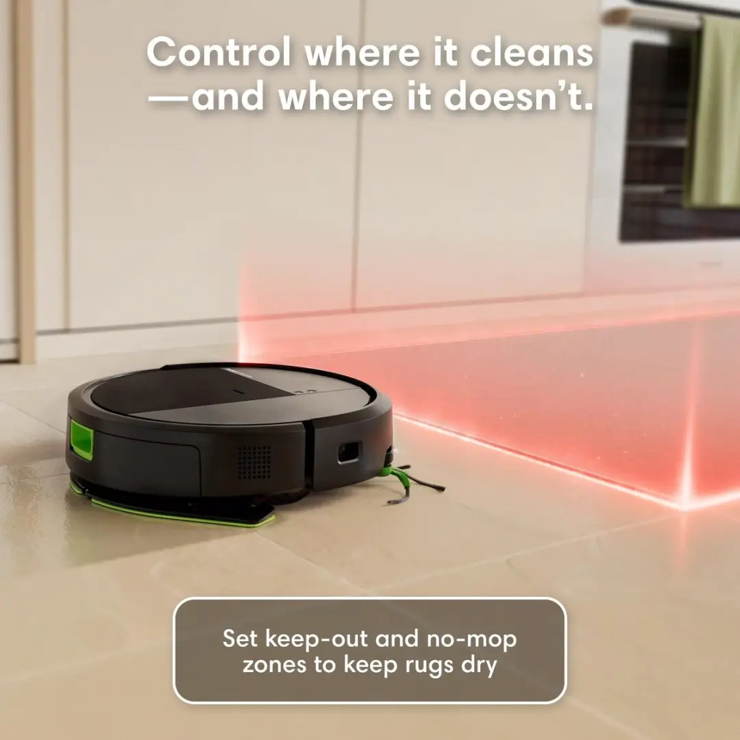 iRobot Roomba 115 Combo - Robotstofzuiger 0.5L - Zwart - afbeelding 2 van 6