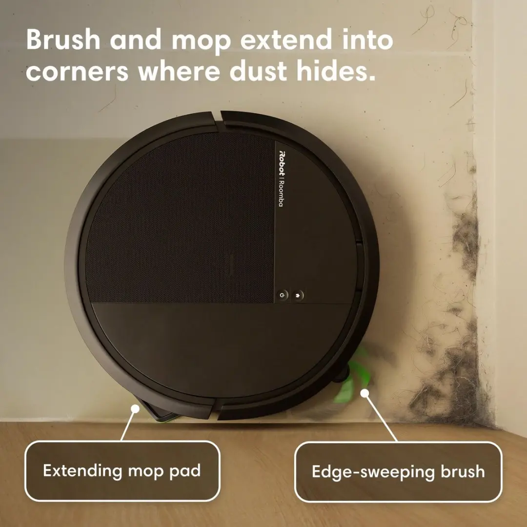 iRobot Roomba 115 Combo - Robotstofzuiger 0.5L - Zwart - afbeelding 4 van 6
