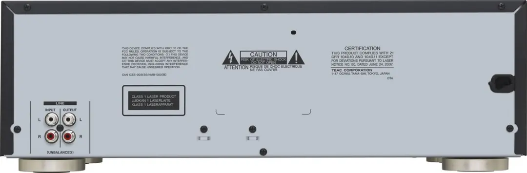 TEAC AD-850-SE/B CD-speler - Zwart