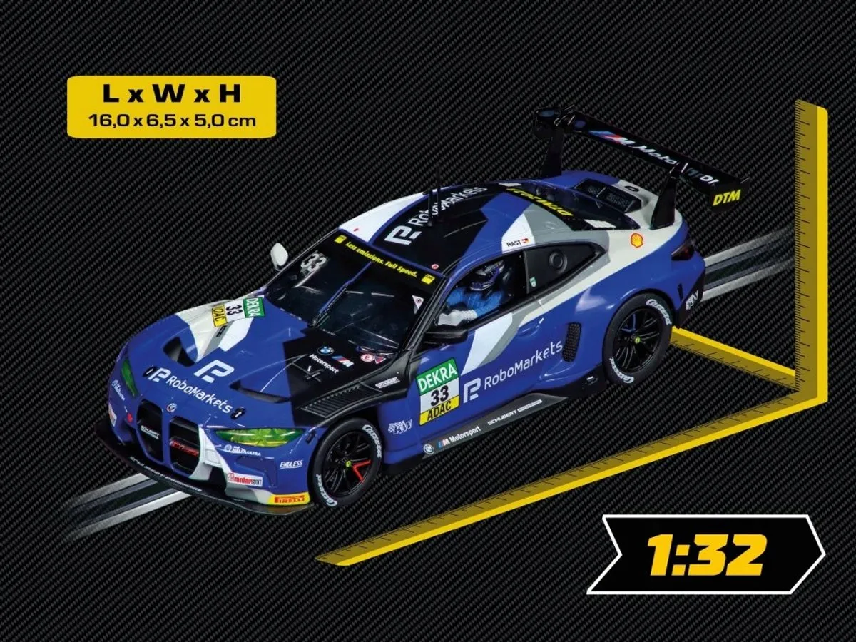 Carrera EVOLUTION BMW M4 GT3 Schubert Motorsport 2023 1:32 - Blauw